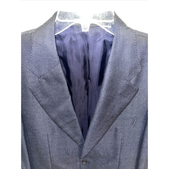 Ermenegildo Zegna Men’s Dress Blazer Sz 41R Charcoal Gray 100% Worsted Cashmere - Picture 4 of 13